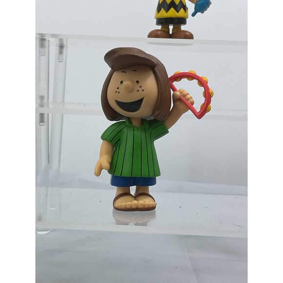 Peanuts Linus Peppermint Patty Charlie Brown Schroeder Action Figure Cake Topper - Picture 4 of 8